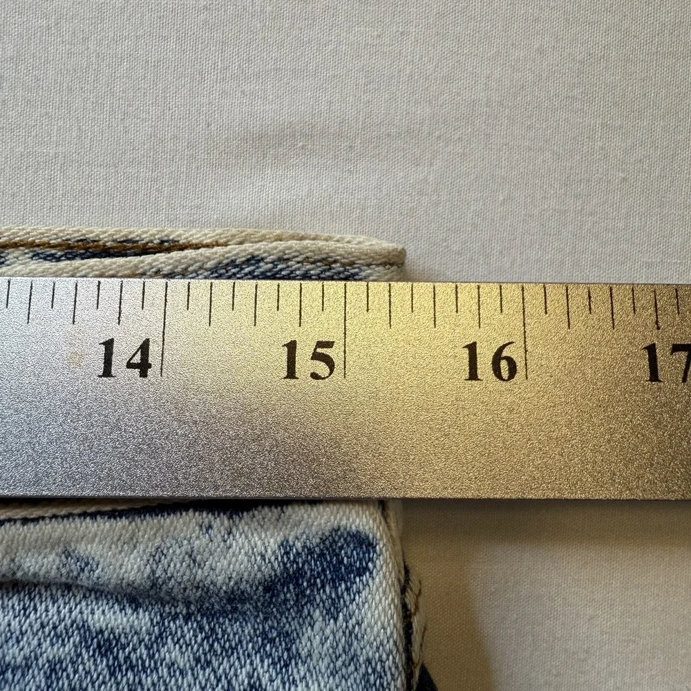 Ocean Pacific OP Jeans Acid Wash Jeans‎ Womens 9 Wide Leg 80s 90s Retro Vintage - Picture 6 of 8
